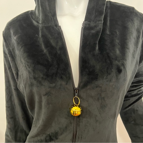 Sexy Leg Avenue Kitty Cat Costume -- Black Velour -- L - Picture 5 of 11